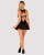 Obsessive Donna Dream babydoll - сексуальна сорочка з мереживом та стрінги, M/L (чорний) - купити в Києві, Україні